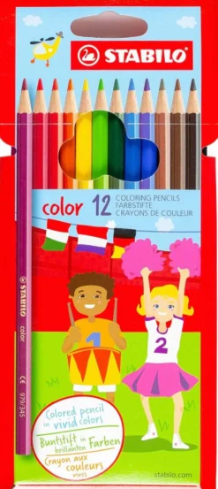 Stabilo Color 1912/77-11 12 kpl värikynät pitkä