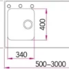 Stala pesupöytä c seitsikko 1000 mm