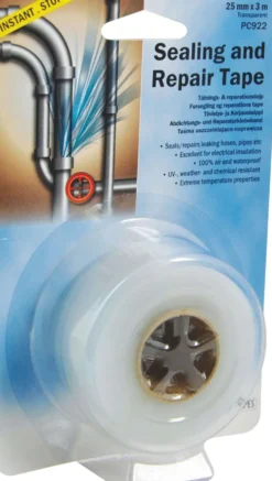 Stokvis Tapes Itsevulkanisoituva silikoninauha 25mm x 3m kirkas