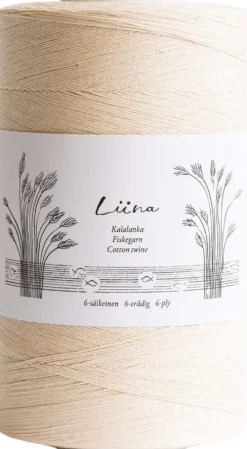 Suomen Lanka Liina Kalalanka 6-säikeinen 500g luonnonvalkoinen