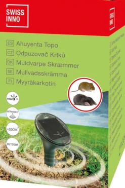 Swissinno SuperCat myyräkarkotin aurinkopaneelilla