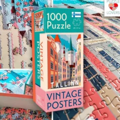 Tactic palapeli Vintage Posters Tallinna 1000 palaa