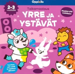 Taikamaalaus YRRE JA YSTÄVÄT -puuhakirja 2-3 v - Maalaa yhä uudelleen!
