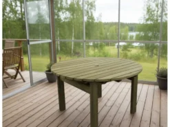 Tammiston Puu Margot pöytä 156 kestopuu vihreä
