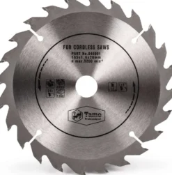 TAMO PYÖRÖSAHANTERÄ 165x1,6X24Tx20MM