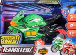 Teamsterz Mighty Machines Street Minis moottoripyörä äänillä ja valoilla