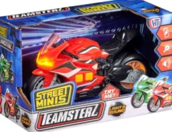 Teamsterz Mighty Machines Street Minis moottoripyörä äänillä ja valoilla