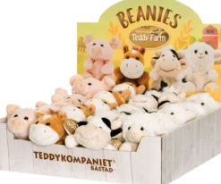 Teddykompaniet Teddy Farm Beanies -pehmolelu 12 cm