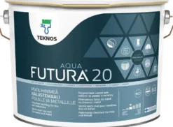 Teknos kalustemaali Futura Aqua 20 9 l PM1 valkoinen sävytettävissä puolihimmeä