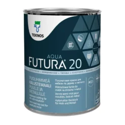 Teknos kalustemaali Futura Aqua 20 0,9 l PM1 valkoinen sävytettävissä puolihimmeä