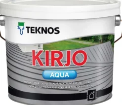 Teknos peltikattomaali Kirjo Aqua 2,7 l PM1 valkoinen sävytettävissä himmeä