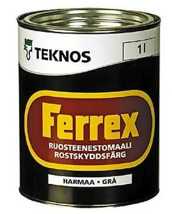 Teknos ruosteenestomaali Ferrex 3 l valkoinen himmeä