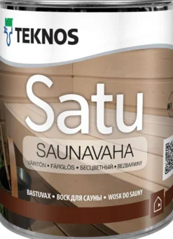 Teknos saunavaha Satu 0,9 l väritön sävytettävissä