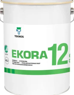 Teknos sisämaali Ekora 12 PM3 4,5l sävytettävä