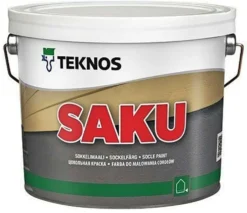 Teknos sokkelimaali Saku 2,7 l PM3 sävytettävä himmeä