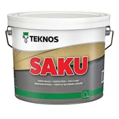 Teknos sokkelimaali Saku 2,7 l PM1 valkoinen sävytettävissä himmeä