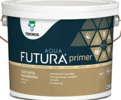 Teknos tartuntapohjamaali Futura Aqua 3 Primer 2,7 l PM1 valkoinen sävytettävissä täyshimmeä