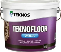 Teknos Teknofloor Aqua Lattiamaali 2,7L PM1 valkoinen sävytettävissä puolikiiltävä