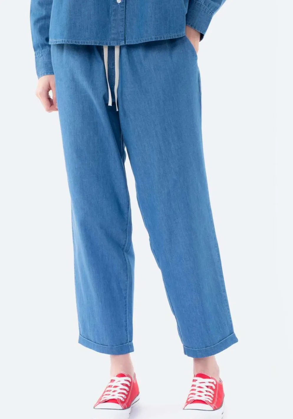 TEX naisten denim-kangashousut I274629