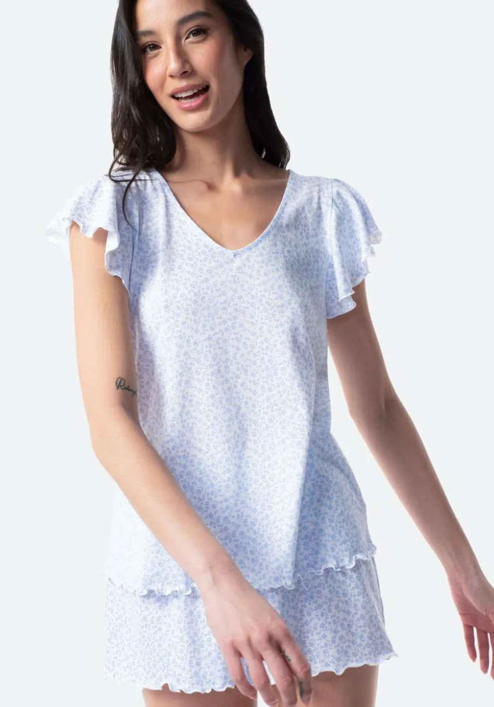TEX naisten shortsipyjama I279928