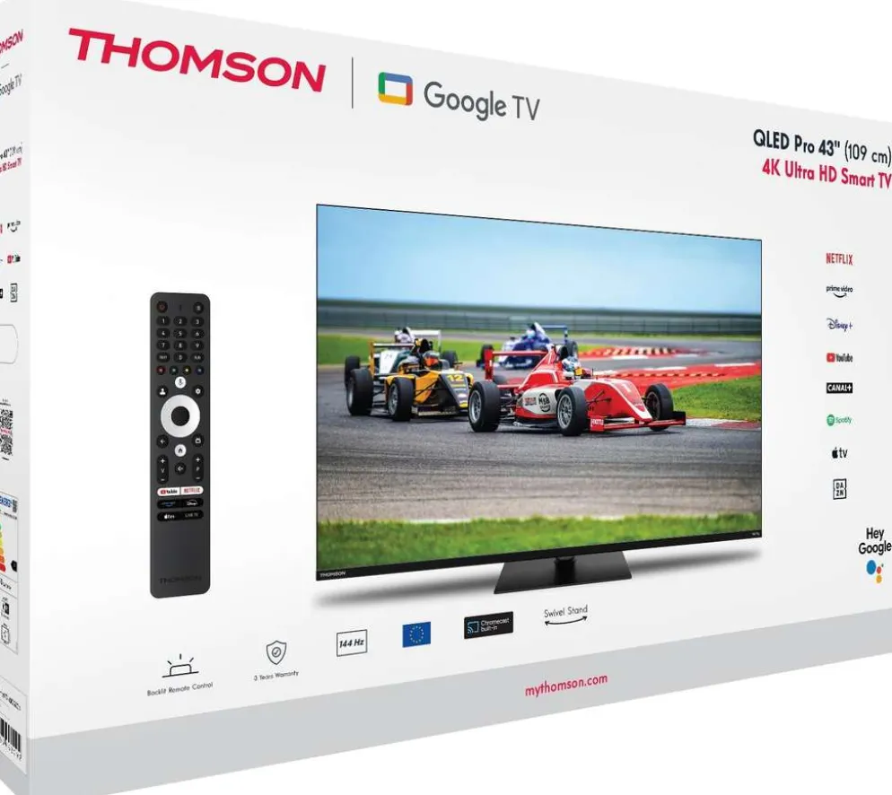 Thomson 43" 4K UHD QLED Pro Google TV 43QG7C14