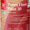 Tikkurila lattiamaali Pontti Floor Paint 30 0,9 l A valkoinen sävytettävissä puolihimmeä