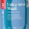 Tikkurila ovi- ja ikkunamaali Unica Akva Maali 0,9 l A valkoinen sävytettävissä