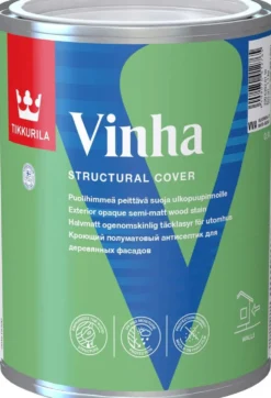 Tikkurila peittävä suoja puulle Vinha 0,9 l VC sävytettävä puolihimmeä
