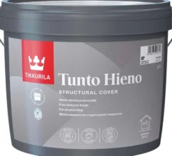Tikkurila struktuuripinnoite Tunto Hieno 2,7 l AP valkoinen sävytettävissä täyshimmeä