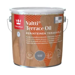 Tikkurila terassiöljy Valtti Terrace Oil 2,7 l kelonharmaa