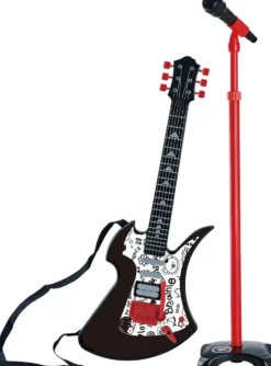 Toyrock rock-kitara ja mikrofoni