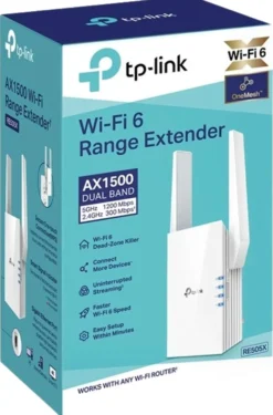 TP-Link RE505X AX1500 WIFI6 Range Extender