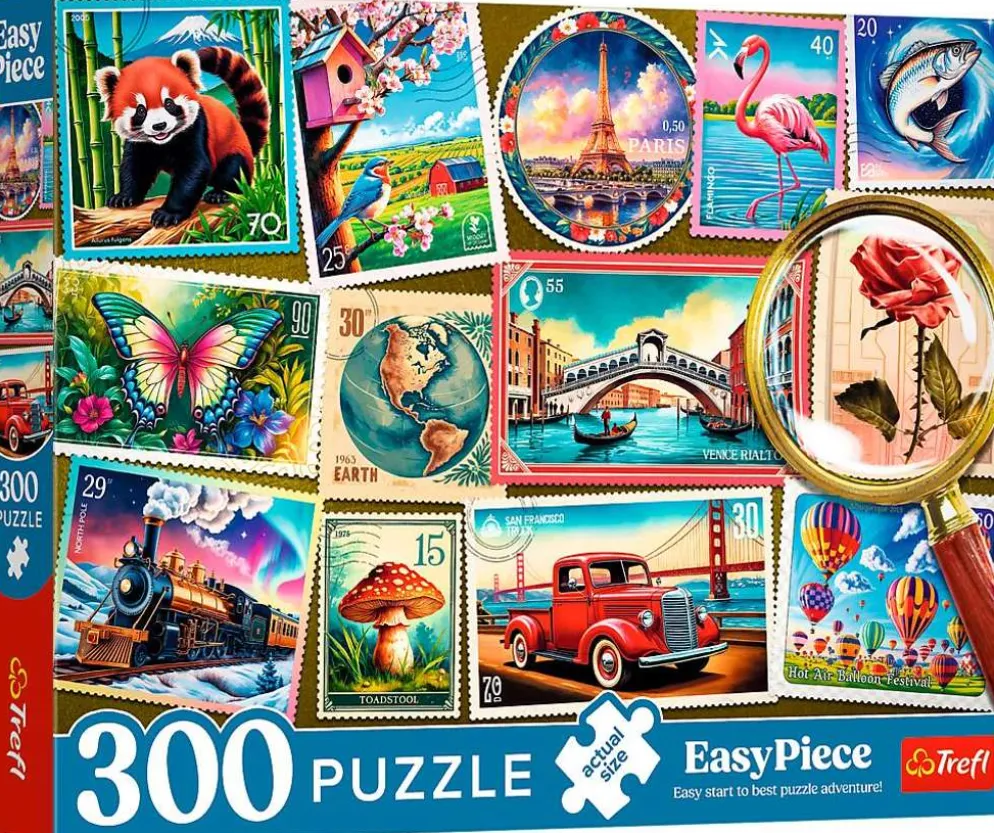 Trefl Palapeli EasyPiece Postage stamps, 300 palaa