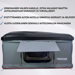 Trekker Kattoteltta Hut M, Harmaa