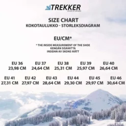 Trekker nastakengät kääntyvät nastat