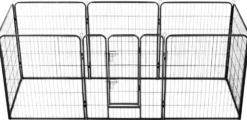 Trekker pentuaitaus Strong 8-paneelia L 100x77 cm musta