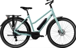 Tunturi Puro E9 L 28" sähköpyörä 9-vaihdetta runko 53 cm turkoosi-valkoinen