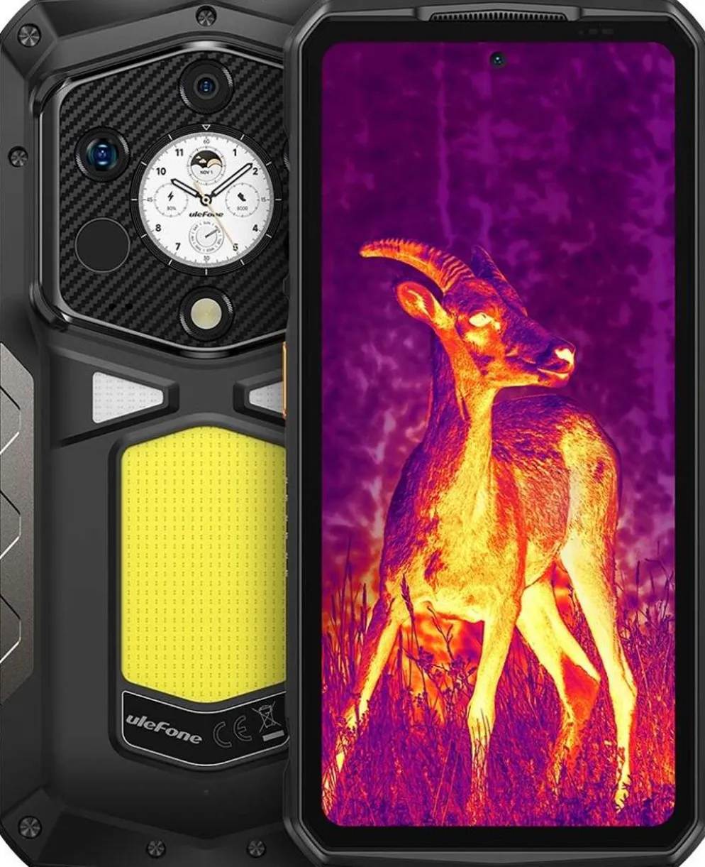 Ulefone Rugged-älypuhelin Armor 29 Pro Thermal Vision 5G 512 GB musta