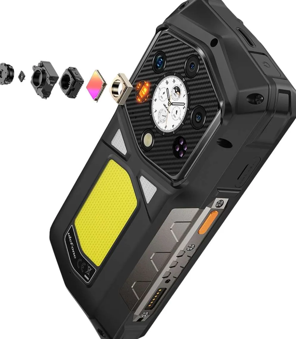 Ulefone Rugged-älypuhelin Armor 29 Pro Thermal Vision 5G 512 GB musta