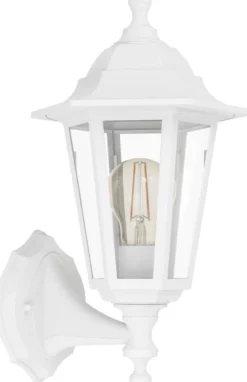 Ulkoseinävalaisin Olgiata-E E27 maks. 60W IP44 valkoinen