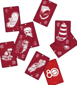 Uno-Korttipeli Mattel 80 V