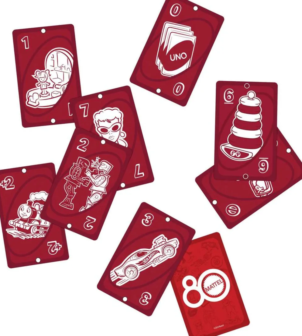 Uno-Korttipeli Mattel 80 V