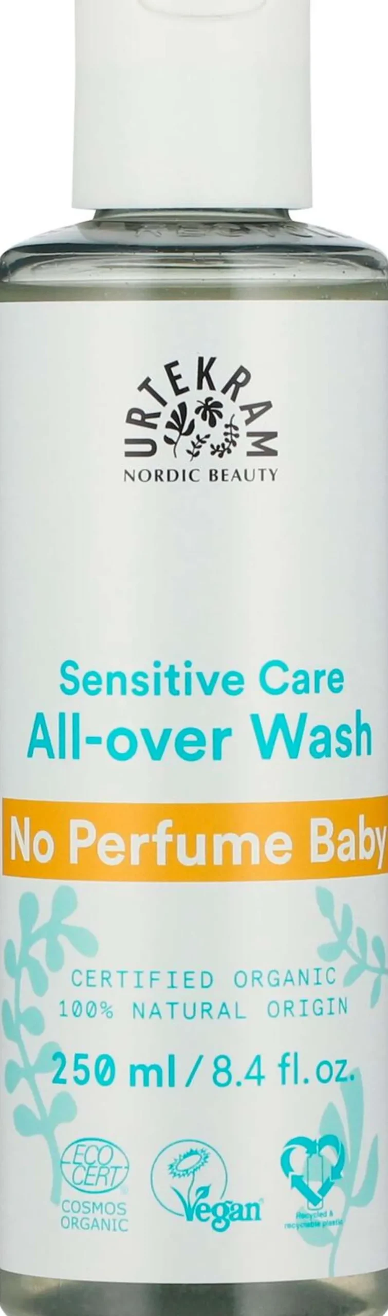Urtekram No Perfume Baby pesuneste 250ml
