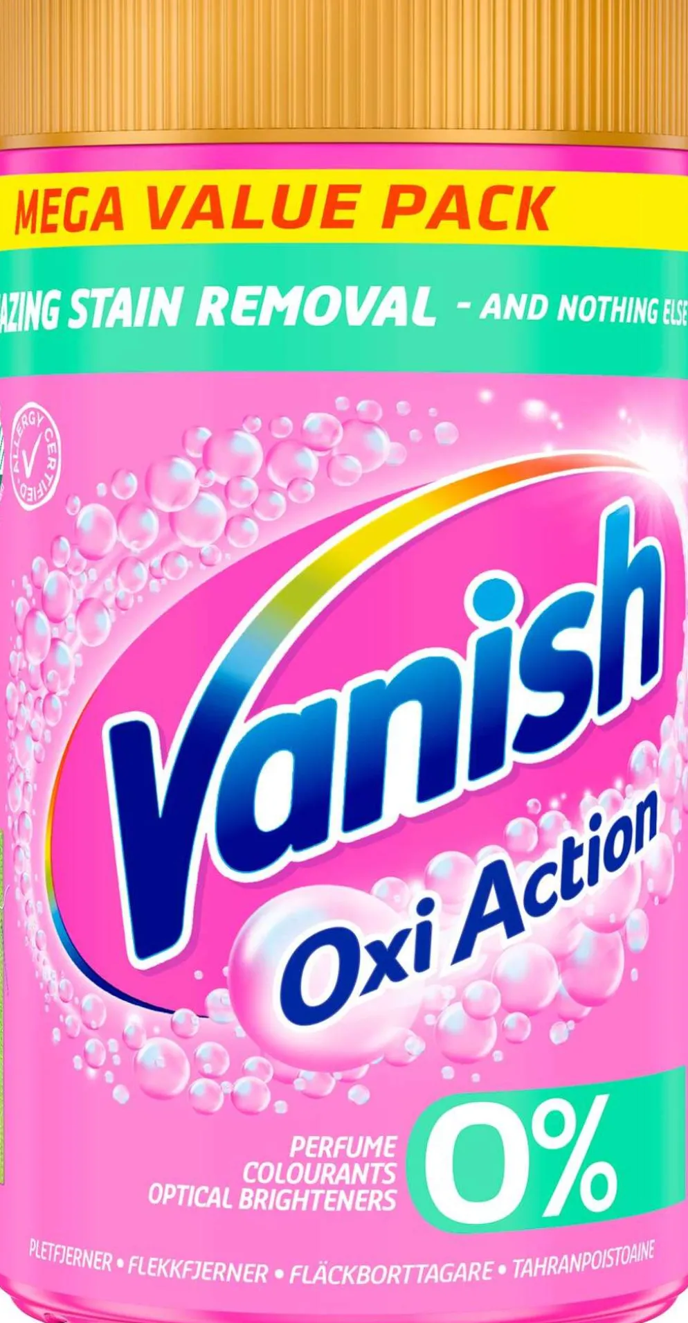 Vanish 0% tahranpoistojauhe 1320g