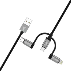 Varta 3-in-1 monikäyttökaapeli 2m musta