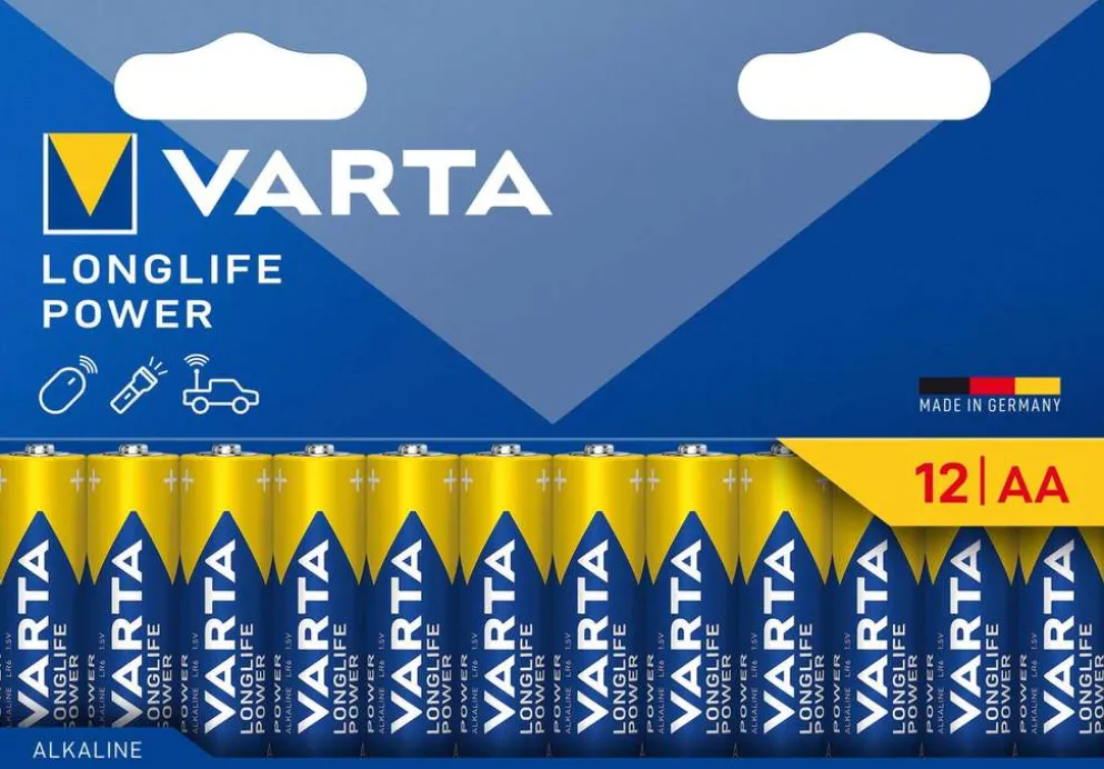 Varta paristo Longlife Power AA 12-pack