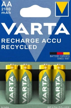 Varta Recharge Accu Recycled 4xAA 2100mAh ladattava alkaliparisto
