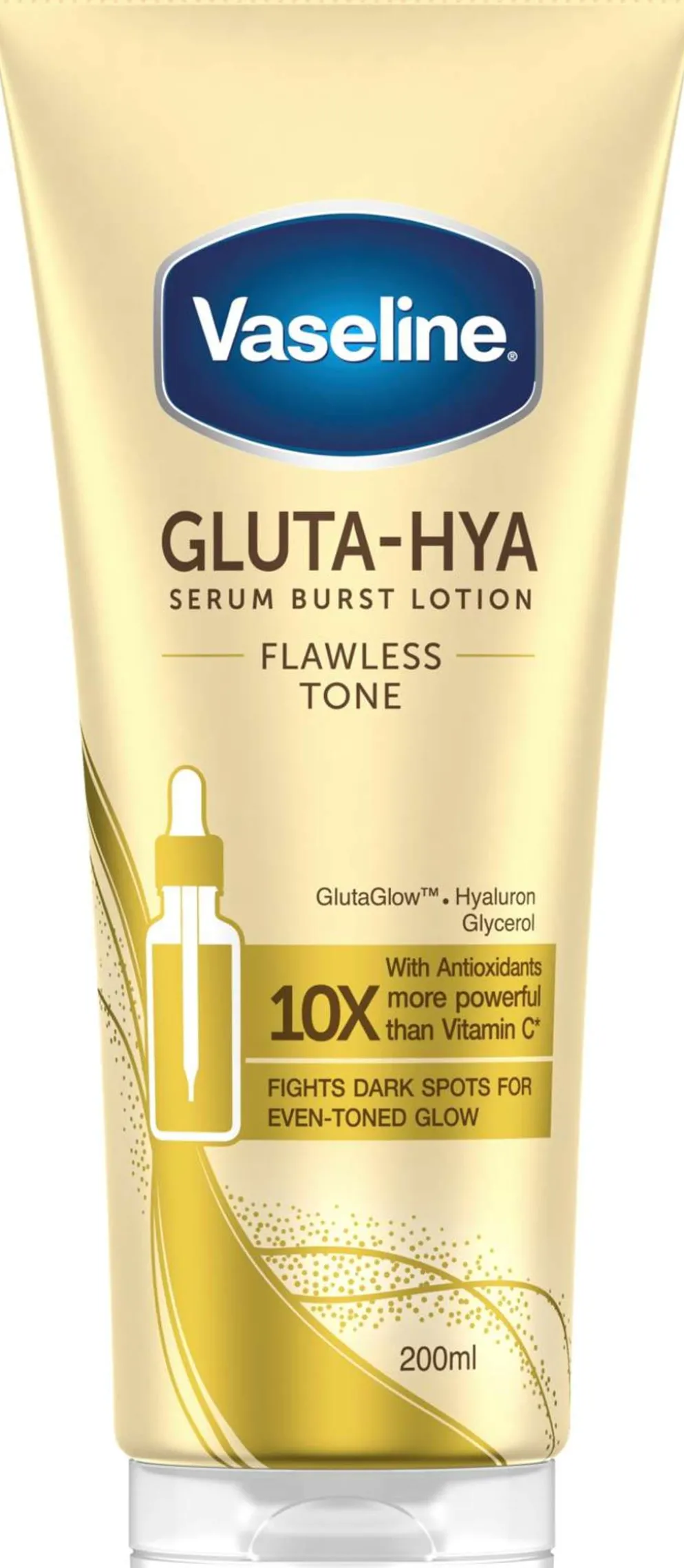 Vaseline Gluta-Hya Flawless Glow Serum Burst Lotion 200 ml