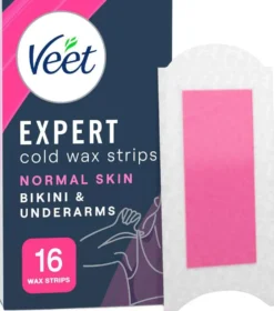 Veet Expert Kylmävahaliuskat Bikini&kainalo 16kpl