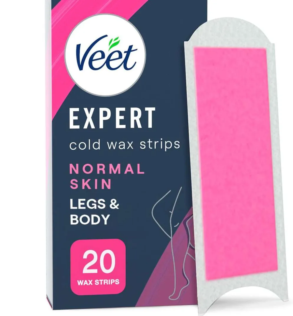 Veet Expert Kylmävahaliuskat Vartalo&jalat normaalin iho 20kpl